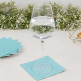 Blue Disposable Cocktail Napkins for Elegant Event Decor